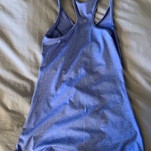 90 DEGREE by REFLEX Womens SIZE XS BLUE Racerback Fitted Tank Top Scoop Neck